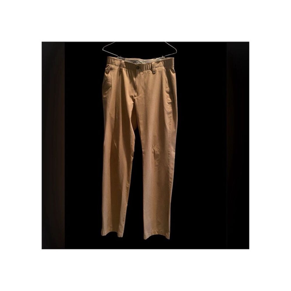 Under Armour Men's Beige Pants Size 34x34 Casual Loose Fit